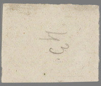 L 02277
<br/>
Label met opschrift
<br/>
<em>Escher von der Linth, Johannes Conrad (1767-1823)</em>